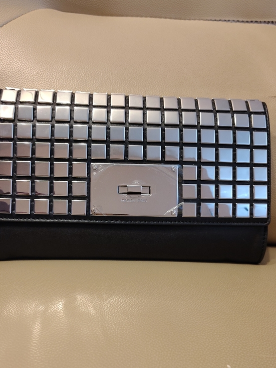 NWT MK MICHAEL KORS NATALIA TILE CLUTCH - Picture 2 of 8